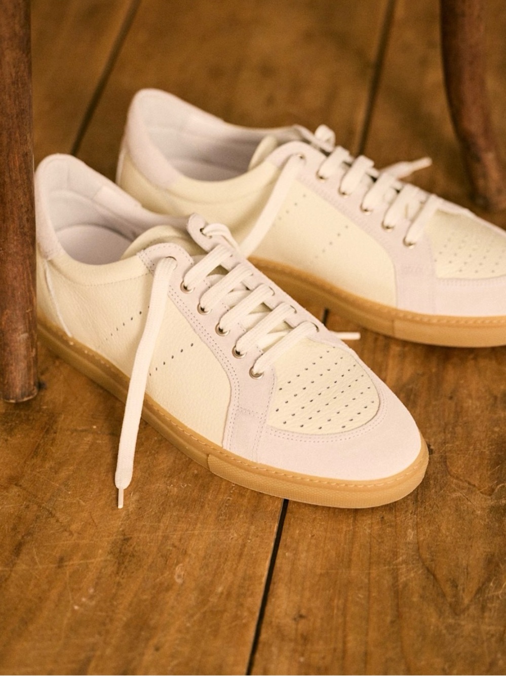 Men’s Octobre-Editions Low-Top Leather Sneakers